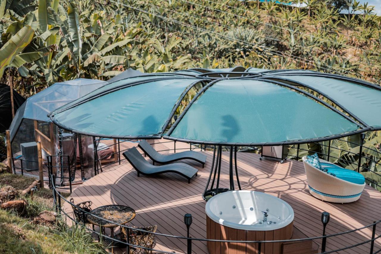 Вилла Chami Glamping Манисалес Экстерьер фото